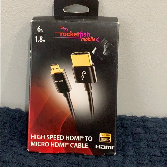 Rocket Fish Other - Rocketfish HDMI High Speed w/Ethernet Cable 6 Feet